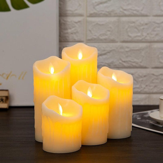 Led Simulation Tearing Swing Electronic Candle Light - BestShop