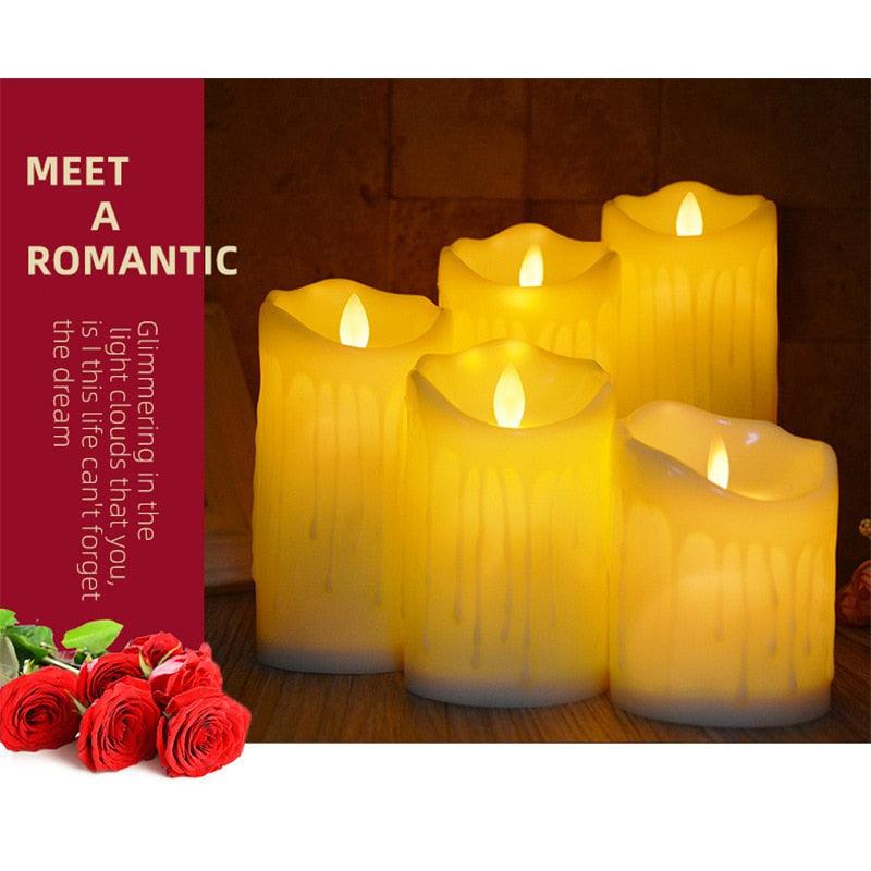 Led Simulation Tearing Swing Electronic Candle Light - BestShop