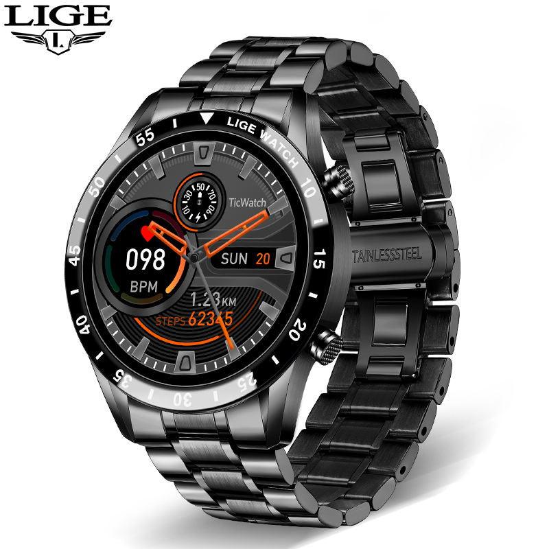 LIGE Luxury Full Circle Touch Screen Smart Watch - BestShop