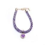 Load image into Gallery viewer, Luxury Crystal Cat Collar Heart Gem Pendant - BestShop