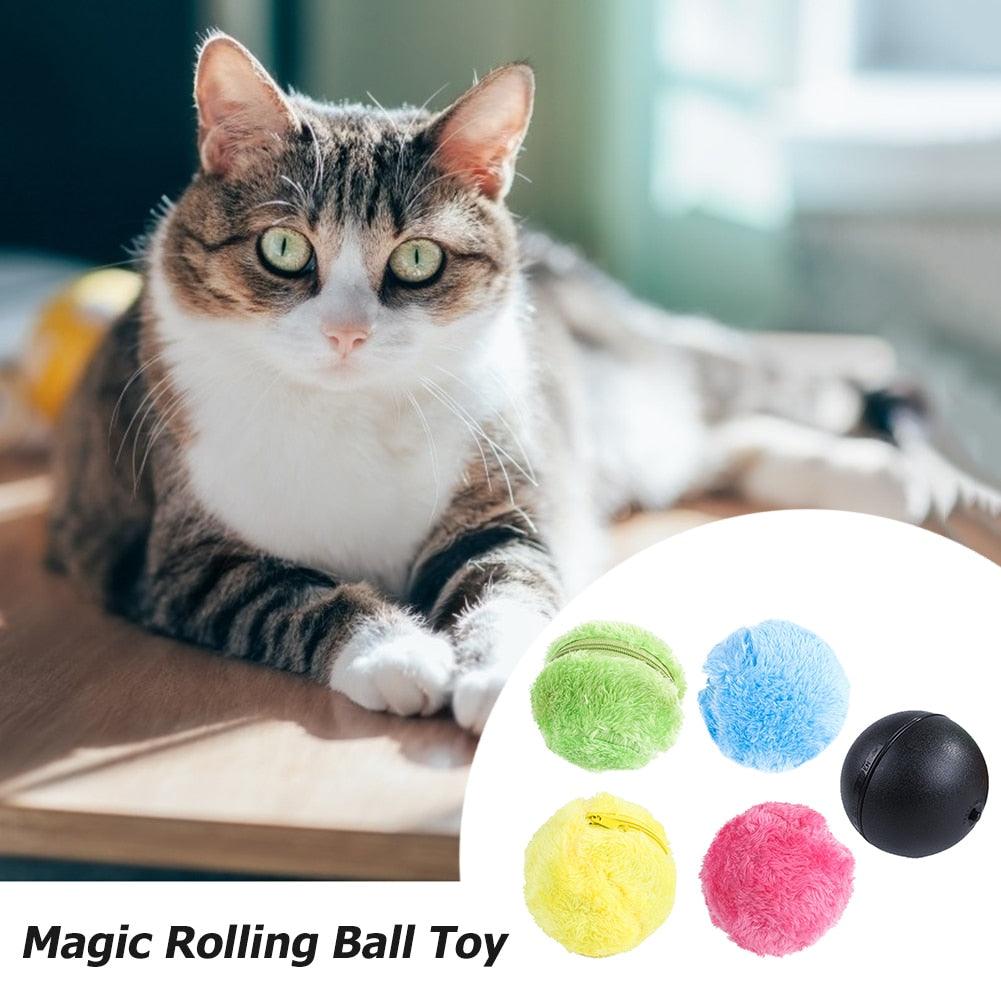 Magic Roller Ball Automatic Pet Toy 4PCS - BestShop