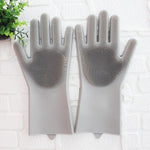 Load image into Gallery viewer, Magic Silicone Dish Washing Scrub Gloves - BestShop
