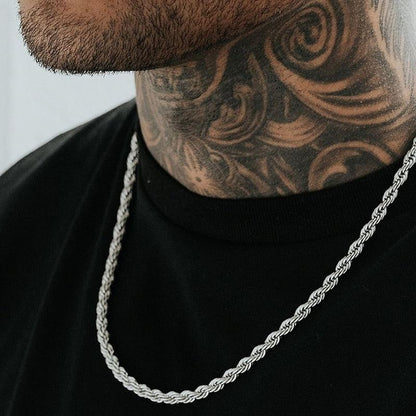 Men Stainless Steel Ropes Long Necklace - BestShop
