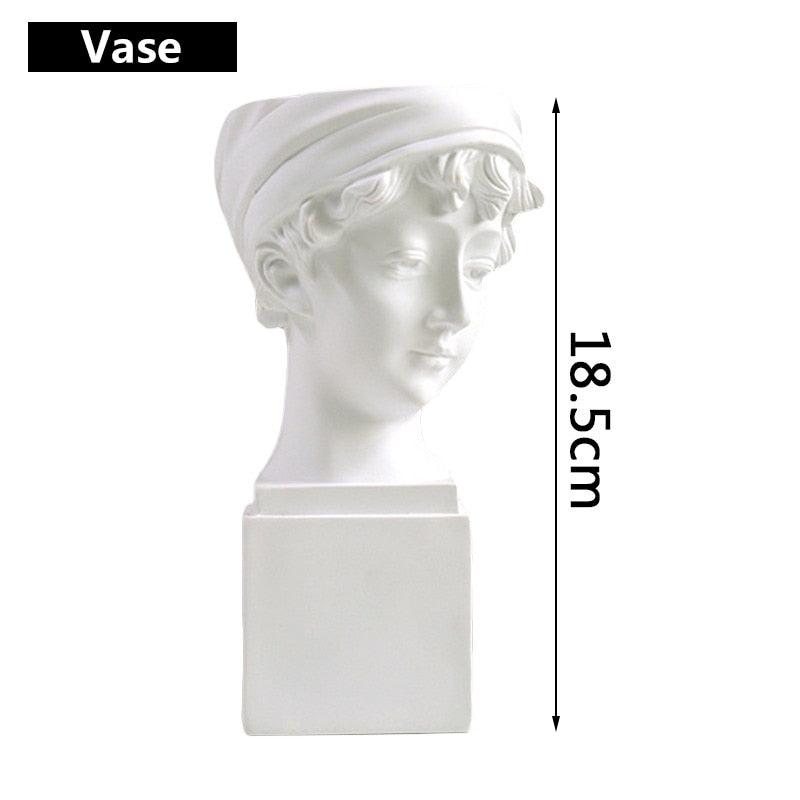 Modern Creative Portrait Vase Human Head - BestShop