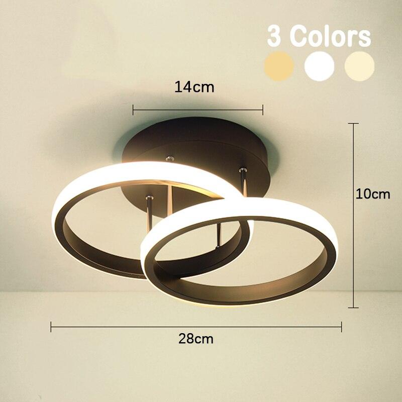 Modern Style Household LED Chandelier Three Colors Ceiling Lamp - BestShop