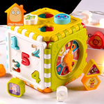 Load image into Gallery viewer, Montessori Game Baby Activity Cube Shape Match Sorter Box - BestShop