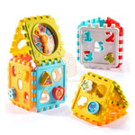 Load image into Gallery viewer, Montessori Game Baby Activity Cube Shape Match Sorter Box - BestShop