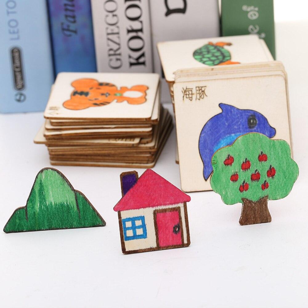 Montessori Kids Toys Drawing Toys Wooden DIY Painting - BestShop