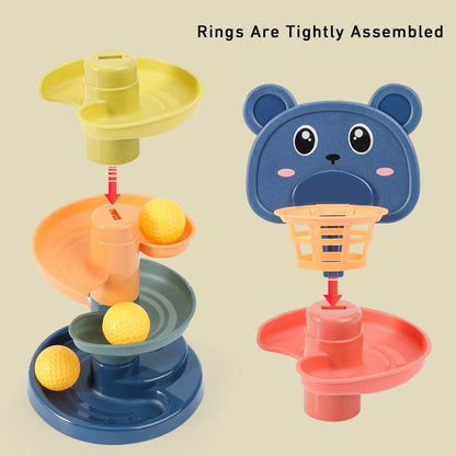 Montessori Toys Baby 0 12 24 36 Months Track Rolling Ball - BestShop