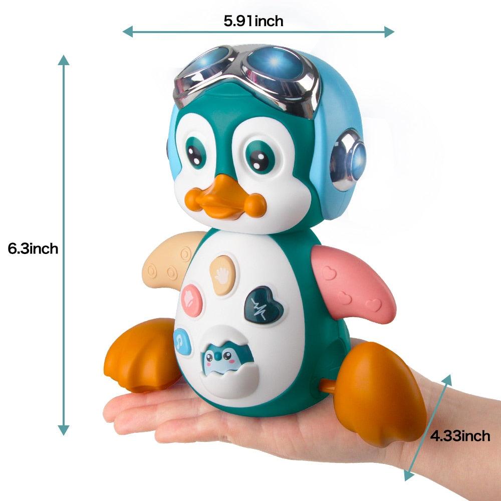 Musical Crawling Penguin Toy - BestShop