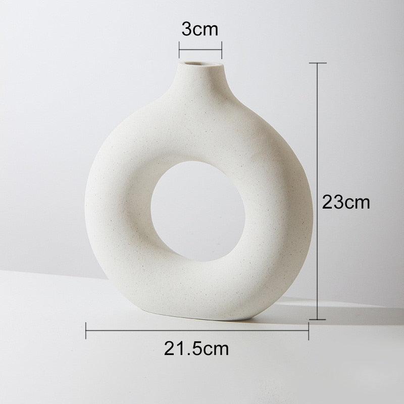 Nordic Ceramic Interlock Vase - BestShop