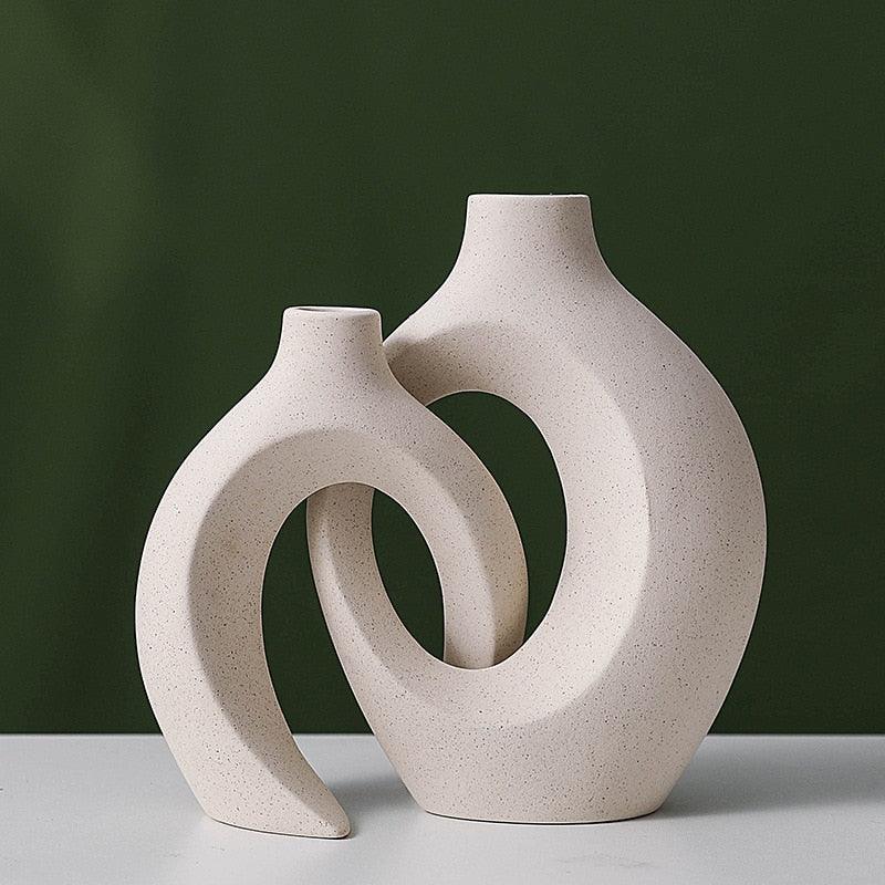 Nordic Ceramic Interlock Vase - BestShop