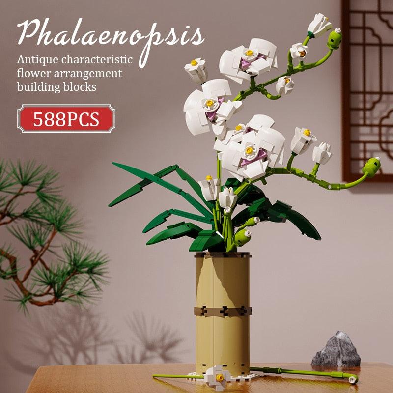 Orchid Flowers Building Blocks Set - BestShop