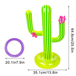 Load image into Gallery viewer, Outdoor Swimming Pool Inflatable Cactus Ring Toss Game Set - BestShop