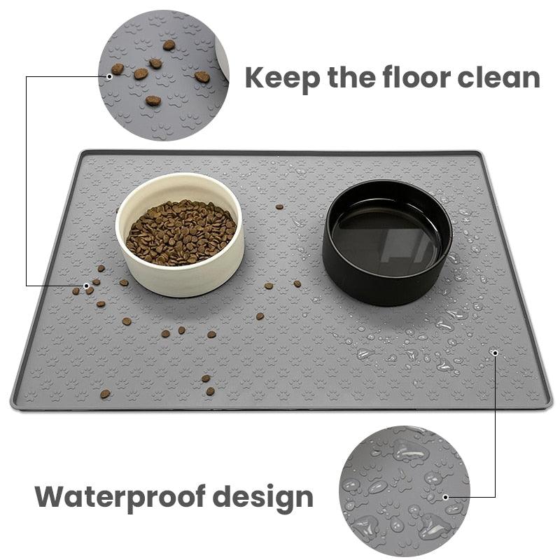 Pet Placemat Dog Food bowl Mat Cat Feed Mat - BestShop