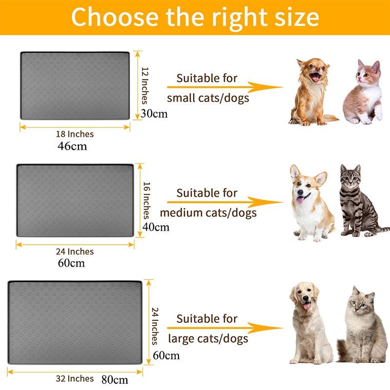 Pet Placemat Dog Food bowl Mat Cat Feed Mat - BestShop