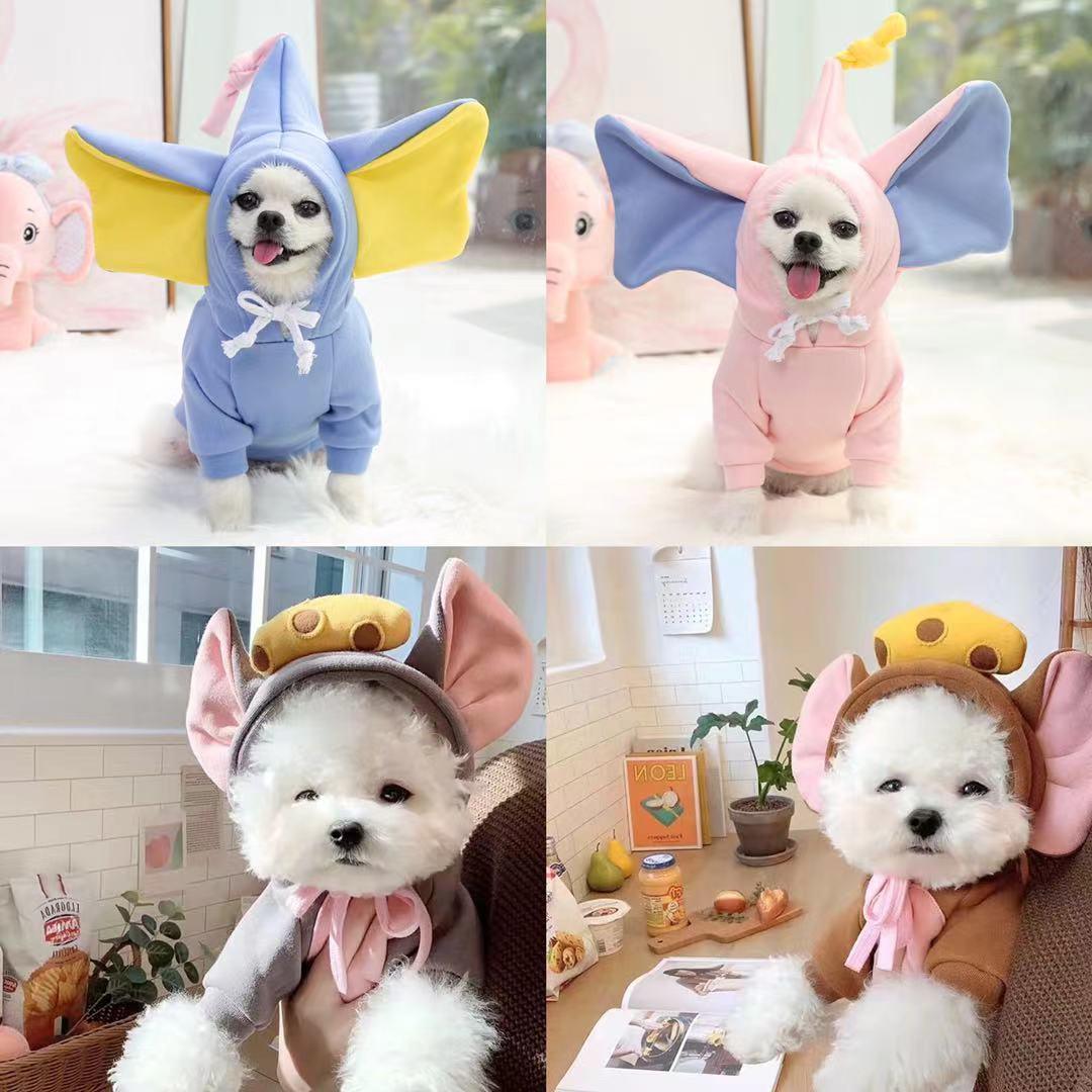 Pet Winter Warm Cute Plush Coat Hoodies - BestShop