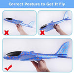 Load image into Gallery viewer, Plane Flying Glider Toy With LED Light - BestShop
