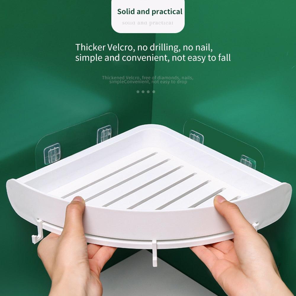 Plastic Bathroom Corner Shelf Caddy - BestShop