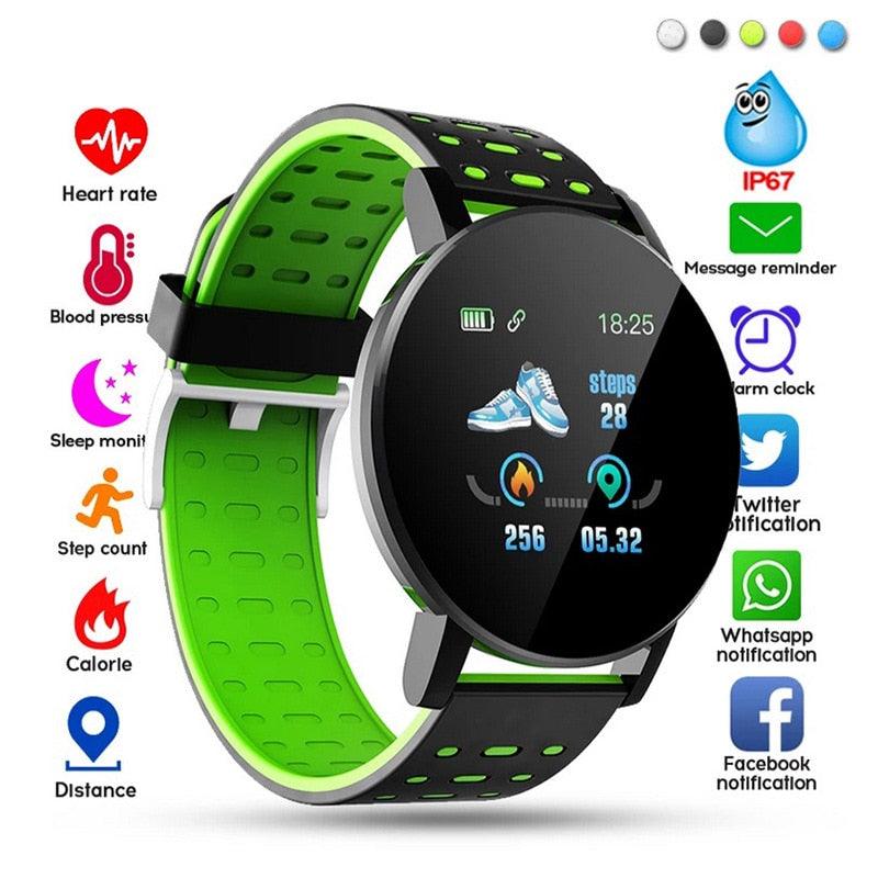 Plus Pedometer Heart Rate Smart Watch - BestShop