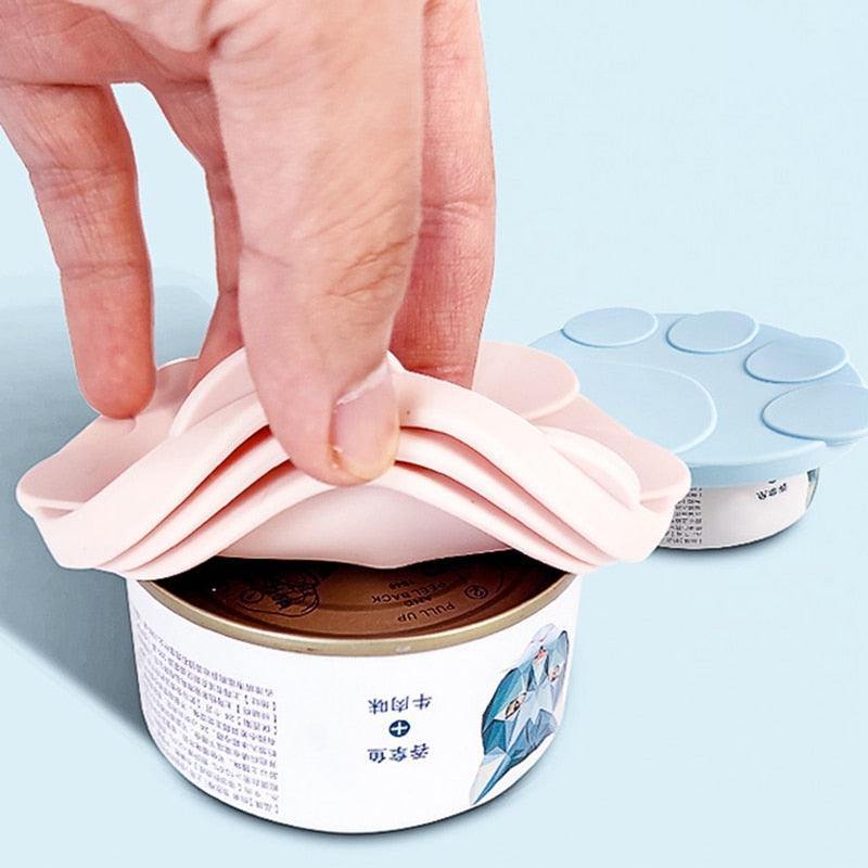 Portable Silicone Pet Food Sealer With Spoon - BestShop