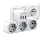 Load image into Gallery viewer, Power Strip with AC Outlets and USB Charging Ports - BestShop
