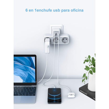 Power Strip with AC Outlets and USB Charging Ports - BestShop