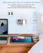 Load image into Gallery viewer, Power Strip with AC Outlets and USB Charging Ports - BestShop
