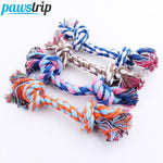 Load image into Gallery viewer, Puppy Chew Toy Double Knot Cotton Braided Rope - BestShop
