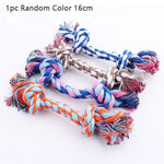 Load image into Gallery viewer, Puppy Chew Toy Double Knot Cotton Braided Rope - BestShop
