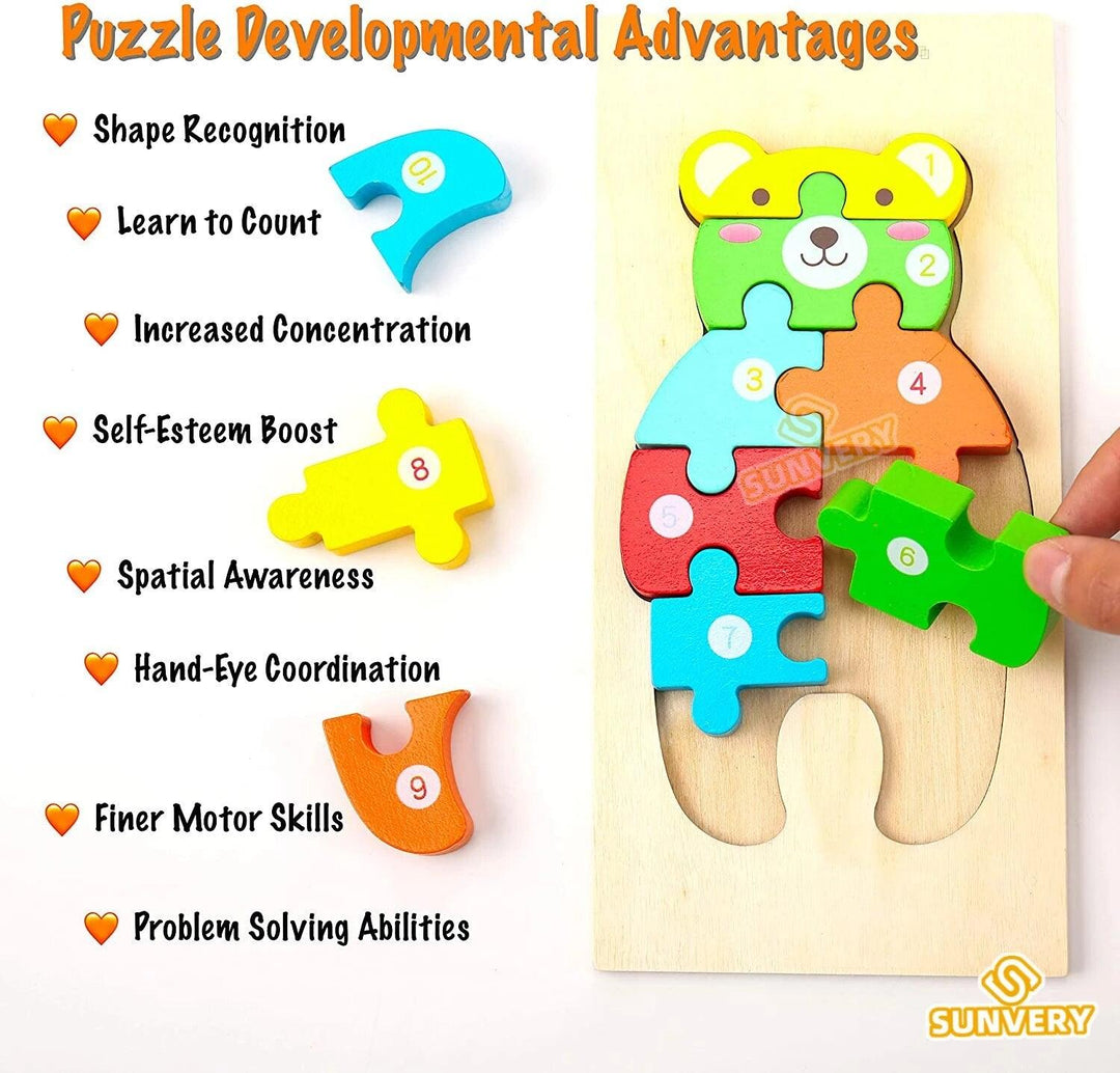 Puzzle Cartoon Children Toy Early Education - BestShop