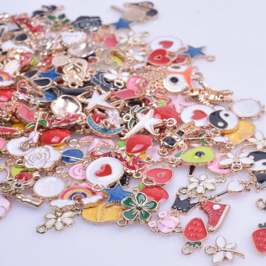Random Mix Cute Floating Charms - BestShop