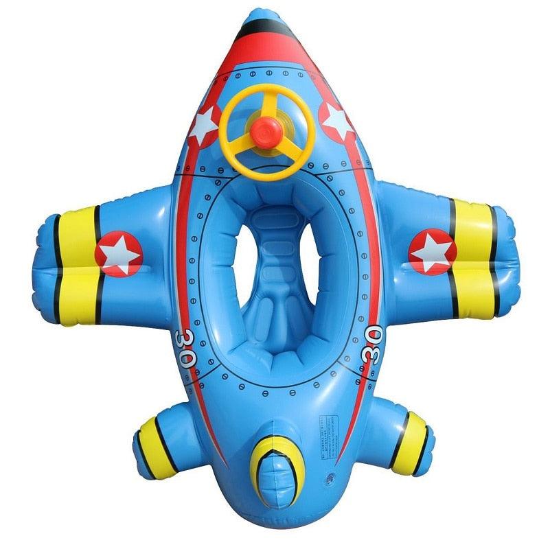 Rooxin Airplane Infant Float Pool Swimming Ring - BestShop