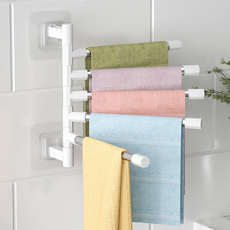 Rotatable Bathroom Towel Rack - BestShop