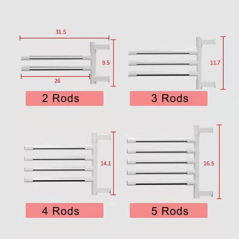 Rotatable Bathroom Towel Rack - BestShop