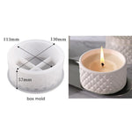 Load image into Gallery viewer, Round Candle Jar Concrete Mold DIY Handmade Fragrance Candle - BestShop
