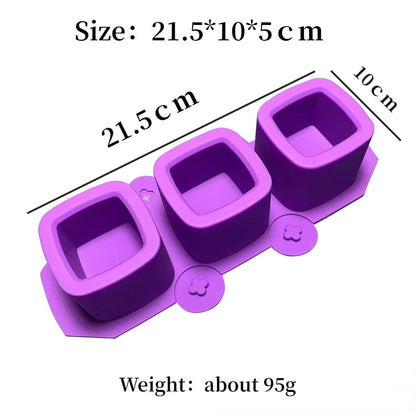 Round Concrete Planter Silicone Candle Making Mold Home Decoration - BestShop