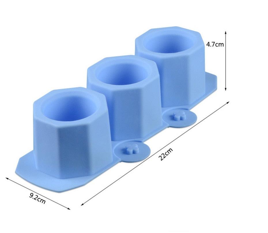 Round Concrete Planter Silicone Candle Making Mold Home Decoration - BestShop