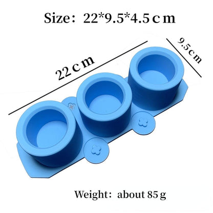 Round Concrete Planter Silicone Candle Making Mold Home Decoration - BestShop