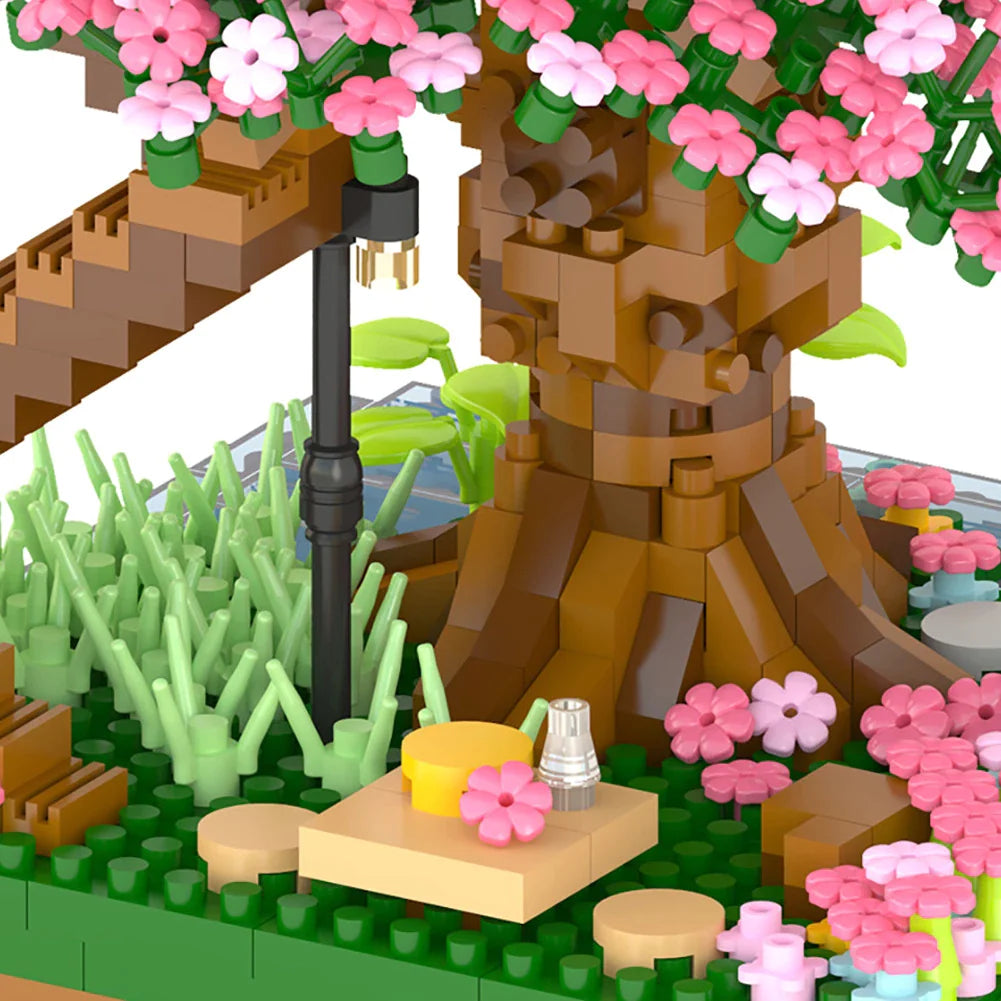 Sakura Tree House Building Blocks Sets - BestShop