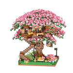 Load image into Gallery viewer, Sakura Tree House Building Blocks Sets - BestShop
