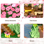 Load image into Gallery viewer, Sakura Tree House Building Blocks Sets - BestShop

