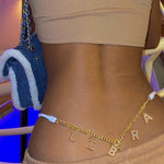 Load image into Gallery viewer, Sexy Rhinestone Golden Waist Body Chain - BestShop
