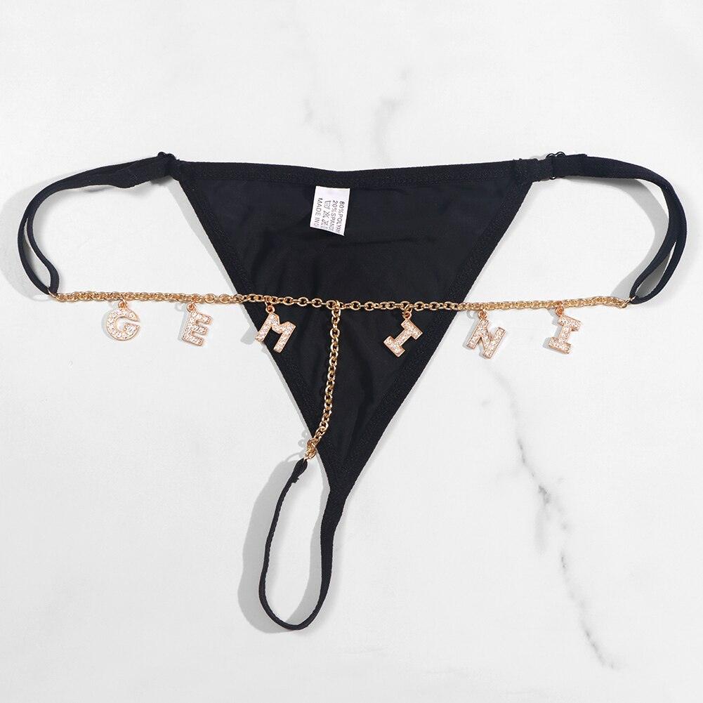 Sexy Rhinestone Golden Waist Body Chain - BestShop