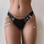 Load image into Gallery viewer, Sexy Waist Chain Layered Rhinestone Belly Body Chain - BestShop