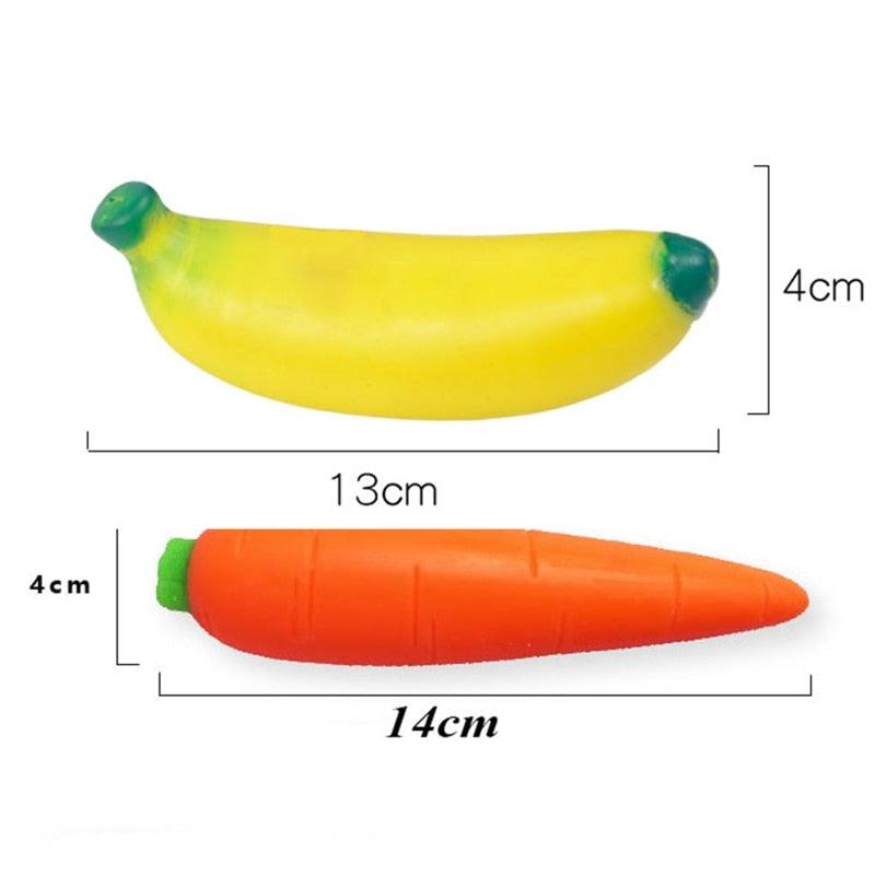 Shapeable Banana Carrot Vegetable Squeeze Toy - BestShop