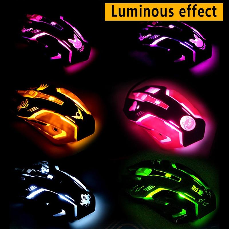 Silent Wired Computer Mouse LED Backlight - BestShop