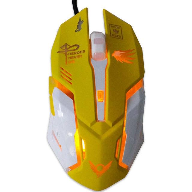 Silent Wired Computer Mouse LED Backlight - BestShop