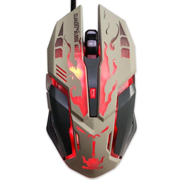 Silent Wired Computer Mouse LED Backlight - BestShop