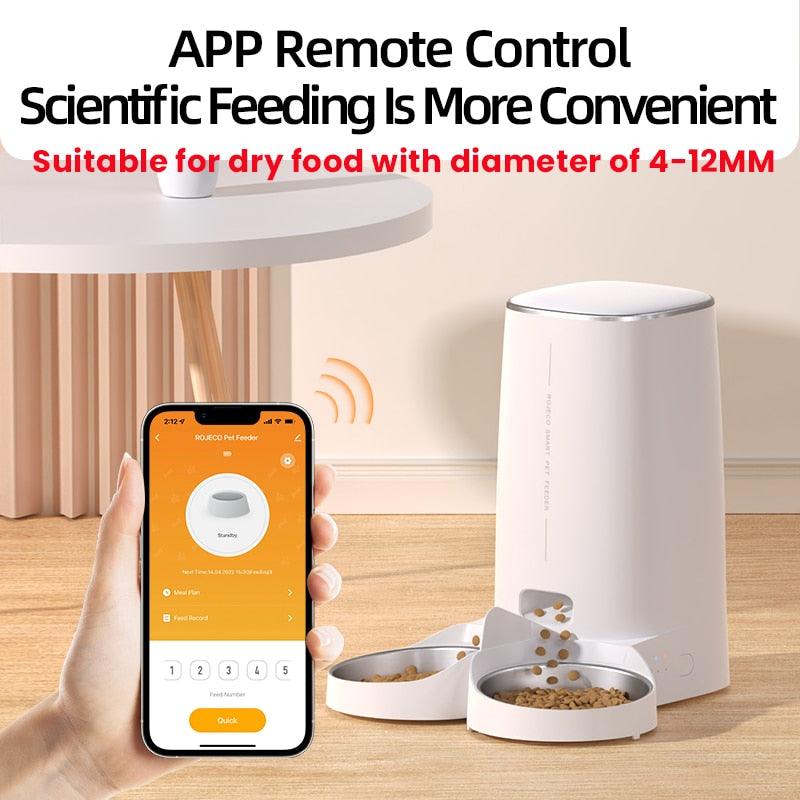 Smart Food Kibble Dispenser With Remote Control - BestShop